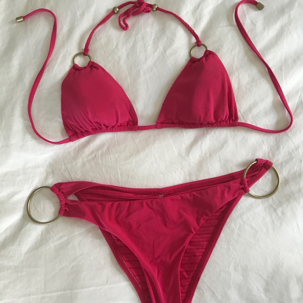 Vitamin A Hot Pink Bikini Size SM